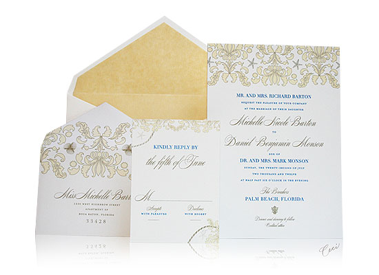 Stella Maris - Luxury Wedding Invitations - The Breakers, Palm Beach - Ceci Partnerships - Ceci New York
