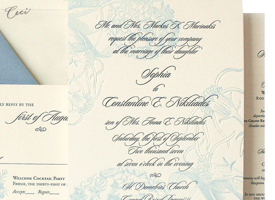 Athena - Details - Luxury Wedding Invitations - Ceci Ready-to-Order Collection - Ceci Wedding - Ceci New York