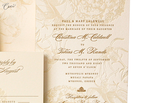 Guinevere - Details - Luxury Wedding Invitations - Ceci Ready-to-Order Collection - Ceci Wedding - Ceci New York
