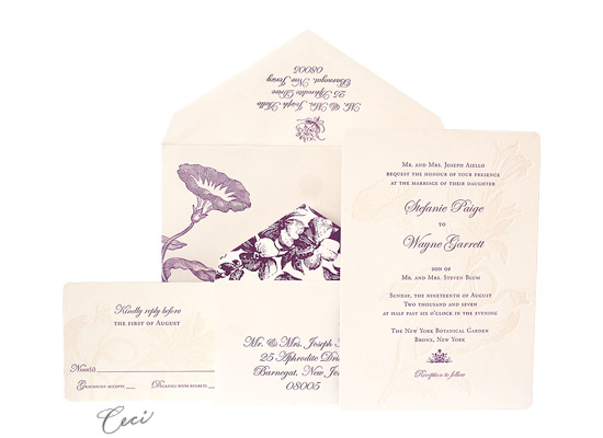 Morning Glory - Luxury Wedding Invitations - Ceci Ready-to-Order Collection - Ceci Wedding - Ceci New York