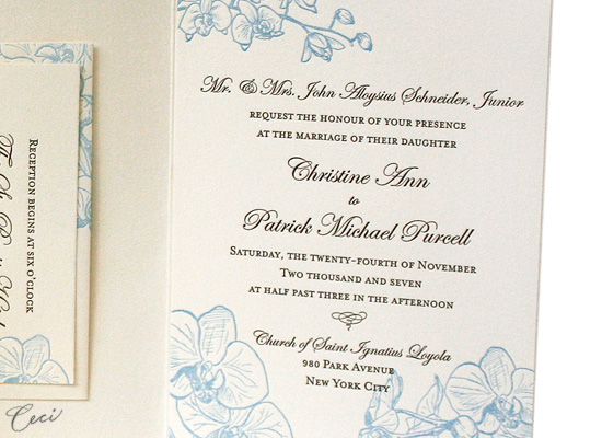 Orchid - Details - Luxury Wedding Invitations - Ceci Ready-to-Order Collection - Ceci Wedding - Ceci New York
