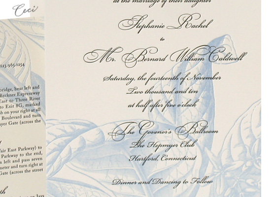Royal Botanica - Details - Luxury Wedding Invitations - Ceci Ready-to-Order Collection - Ceci Wedding - Ceci New York