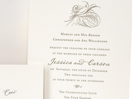 Aerial - Details - Luxury Wedding Invitations - Ceci Ready-to-Order Collection - Ceci Wedding - Ceci New York