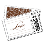 Noir Allure Luxury Wedding Postage Stamps - Ceci Wedding - Ceci New York