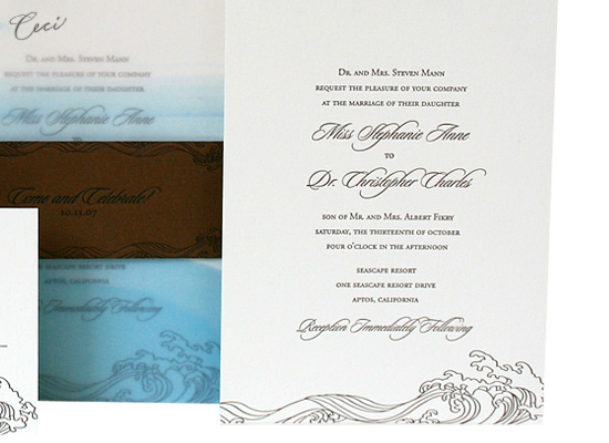 Las Olas - Details - Luxury Wedding Invitations - Ceci Ready-to-Order Collection - Ceci Wedding - Ceci New York