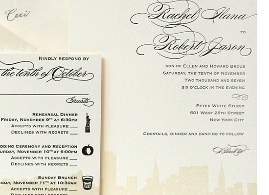 42nd and Lex - Details - Luxury Wedding Invitations - Ceci Ready-to-Order Collection - Ceci Wedding - Ceci New York