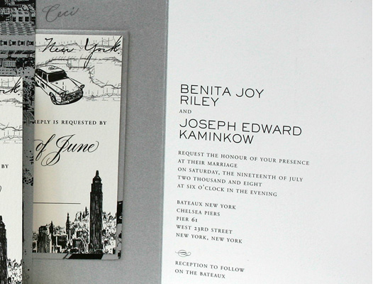 Broadway - Details - Luxury Wedding Invitations - Ceci Ready-to-Order Collection - Ceci Wedding - Ceci New York