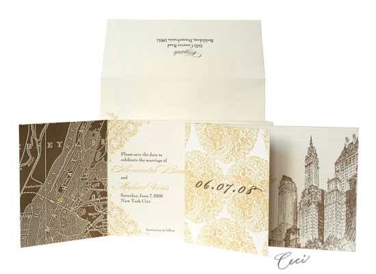 5th Avenue Baroque - Luxury Wedding Invitations - Ceci Ready-to-Order Collection - Ceci Wedding - Ceci New York
