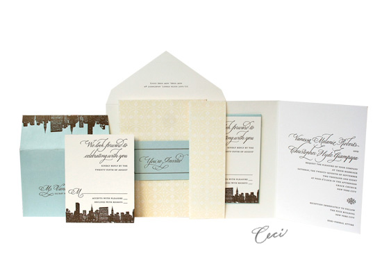 The Plaza - Luxury Wedding Invitations - Ceci Ready-to-Order Collection - Ceci Wedding - Ceci New York
