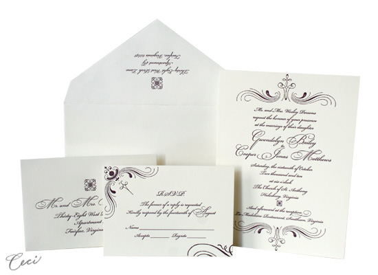 Mademoiselle - Luxury Wedding Invitations - Ceci Ready-to-Order Collection - Ceci Wedding - Ceci New York