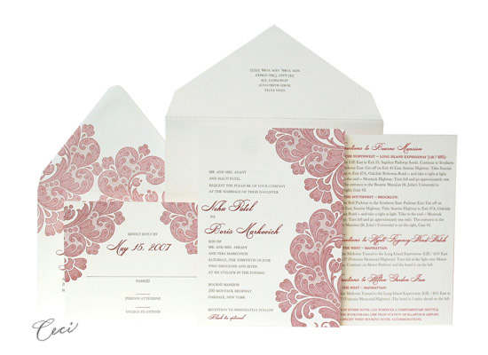 Neha - Luxury Wedding Invitations - Ceci Ready-to-Order Collection - Ceci Wedding - Ceci New York