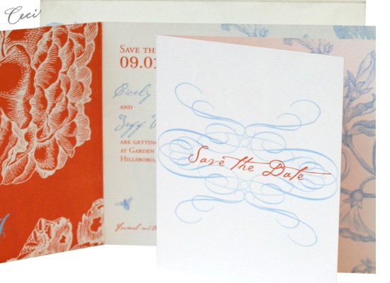Carlyle - Details - Luxury Wedding Save the Dates - Ceci Ready-to-Order Collection - Ceci Wedding - Ceci New York