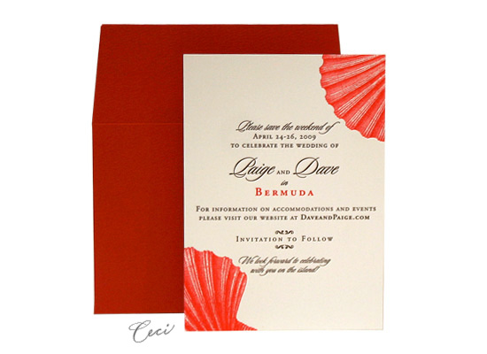 Hidden Paradise - Luxury Wedding Save the Dates - Ceci Ready-to-Order Collection - Ceci Wedding - Ceci New York