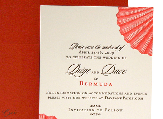 Hidden Paradise - Details - Luxury Wedding Save the Dates - Ceci Ready-to-Order Collection - Ceci Wedding - Ceci New York
