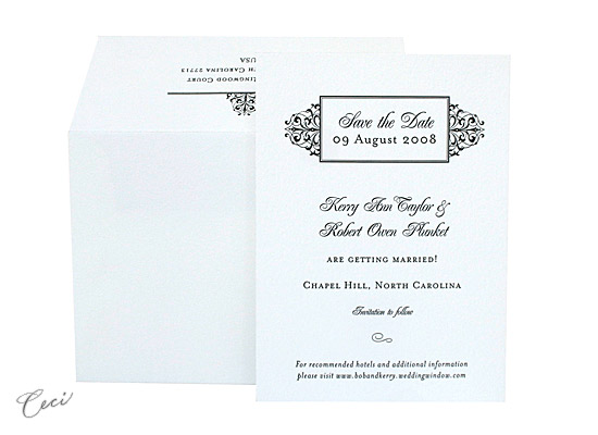 Jayne - Luxury Wedding Save the Dates - Ceci Ready-to-Order Collection - Ceci Wedding - Ceci New York