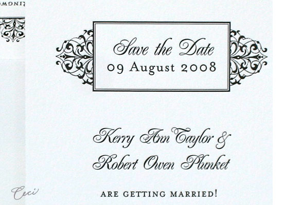 Jayne - Details - Luxury Wedding Save the Dates - Ceci Ready-to-Order Collection - Ceci Wedding - Ceci New York