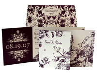 Morning Glory Luxury Wedding Save the Dates - Ceci Ready-to-Order Collection - Ceci Wedding - Ceci New York