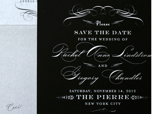 Radiance - Details - Luxury Wedding Save the Dates - Ceci Ready-to-Order Collection - Ceci Wedding - Ceci New York