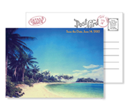 Beach 1 - Vintage Postcards - Ceci Ready-to-Order Collection - Ceci Wedding - Ceci New York