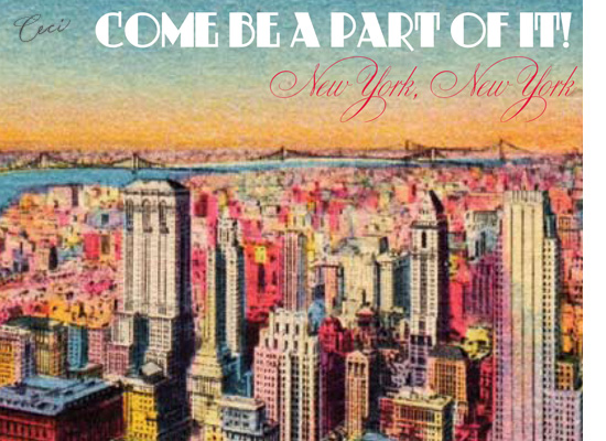 New York 5 - Details - Luxury Wedding Vintage Postcards - Ceci Ready-to-Order Collection - Ceci Wedding - Ceci New York
