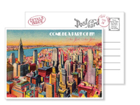 New York 5 - Vintage Postcards - Ceci Ready-to-Order Collection - Ceci Wedding - Ceci New York