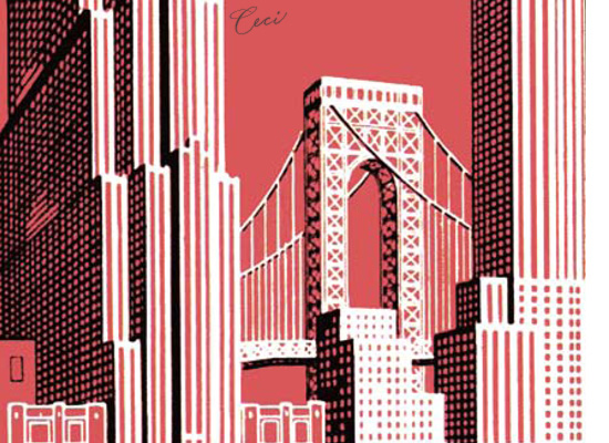 New York 9 - Details - Luxury Wedding Vintage Postcards - Ceci Ready-to-Order Collection - Ceci Wedding - Ceci New York